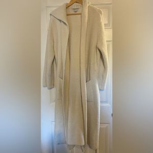 Cream Barefoot Dreams Hooded Robe